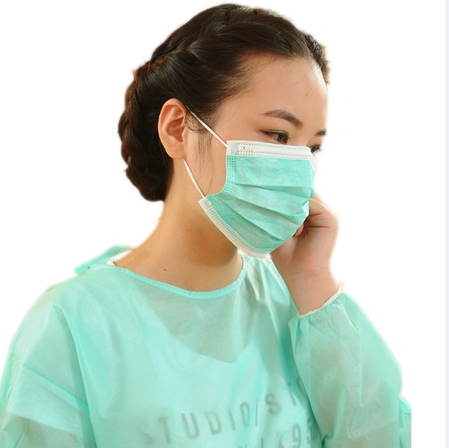 Disposable waterproof PP SMS HIGH STANDARD ISOLATION GOWN